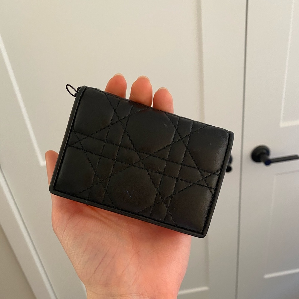 Dior Wallet - Black & Pink